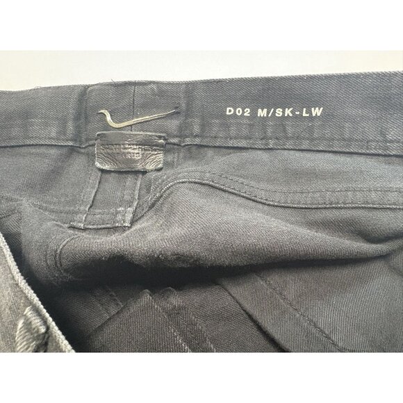 Saint Laurent Paris D02 Slim Fit Jeans in Washed Black - Picture 6 of 8